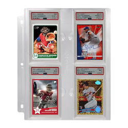 Ultra Pro Card Pages 4-Pocket Standard Size
