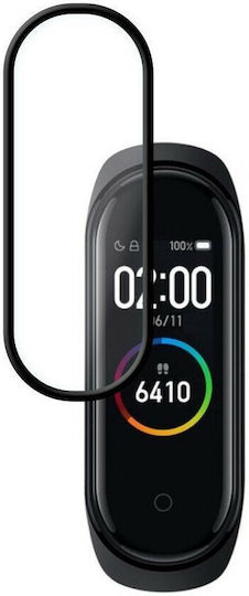 Full Glue Закалено стъкло за цялото лице за Mi Smart Band 6 - Ми Смарт Банд 6 3бр