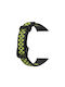 Dual Color Curea Silicon Negru / Verde (Huawei Band 6)