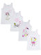 Biyo Kids' Set with Undershirts Sleeveless White 4pcs