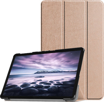 Sonique Smartcase Slim Flip Cover Piele artificială Rezistentă Rose Gold (Galaxy Tab A 10.5 2018)