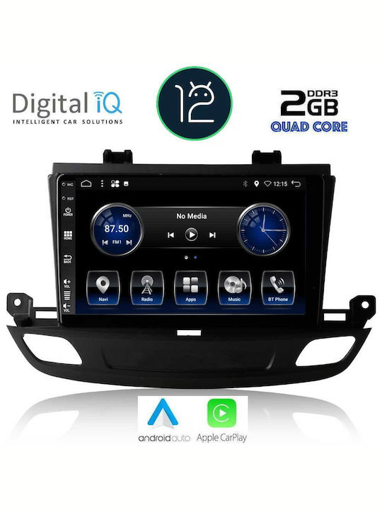 Digital IQ Sistem Audio Auto pentru Opel Insemnări 2018+ (Bluetooth/USB/AUX/WiFi/GPS/Apple-Carplay/Partitură) cu Ecran Tactil 9"