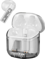 Wiwu Ghost TWS11 Earbud Bluetooth Handsfree Ακουστικά με Θήκη Φόρτισης Λευκά