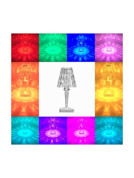 Led7 Διακοσμητικό Φωτιστικό Amour LED RGB 11.5x11.5x25.5εκ.
