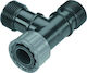 Gardena 02755-20 T Shaped Connector Pipe with Male-Female Thread