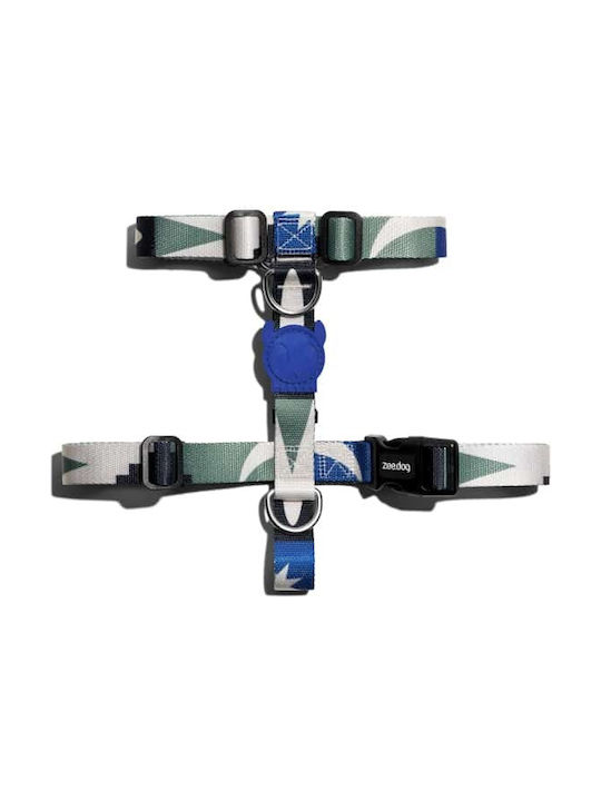 Zee-Dog Hundegeschirr H-Harness Tarot Blau Groß...