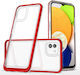 Hurtel 3in1 Back Cover Silicone 1.1mm Red (Galaxy A03)