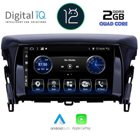 Digital IQ Sistem Audio Auto pentru Mitsubishi Eclipse Cross / Eclipsă 2018+ (Bluetooth/USB/AUX/WiFi/GPS/Apple-Carplay/Android-Auto/Partitură) cu Ecran Tactil 9"