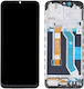 Realme Οθόνη με Μηχανισμό Αφής και Πλαίσιο για C3/c3i/narzo 10a (Μαύρο)