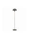 Click Floor Lamp H135xW25cm. with Socket for Bulb E27 Black