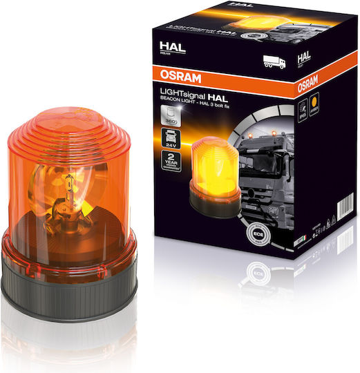 Osram Φάρος Αυτοκινήτου LED 24V Αδιάβροχος με Πορτοκαλί Φωτισμό