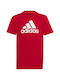 Adidas Παιδικό T-shirt Κόκκινο