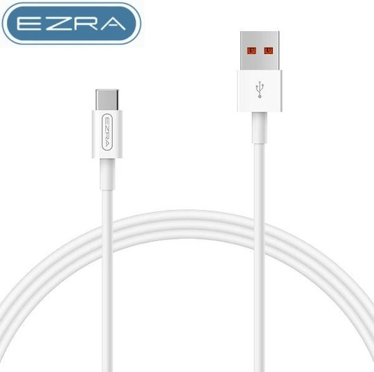 Ezra USB 2.0 Cable USB-C Male - USB-A White 3m