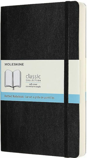 Moleskine Бележник Булет Журнал 400 Листа с Ластик Черен