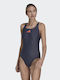 Adidas One-Piece Swimsuit Navy Blue