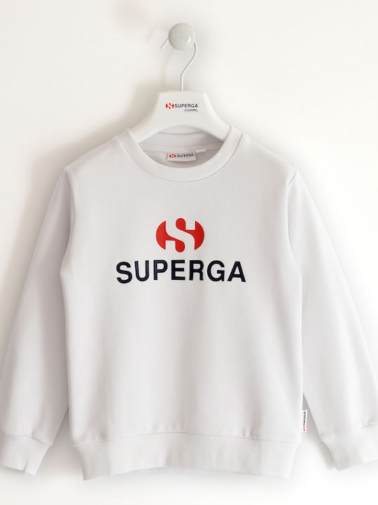 Superga Детски суитчър Бял