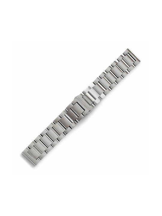 Metallic-Armband Silber 20mm