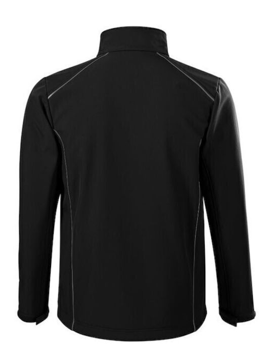 Winter Jacket Softshell Waterproof and Windproof Black