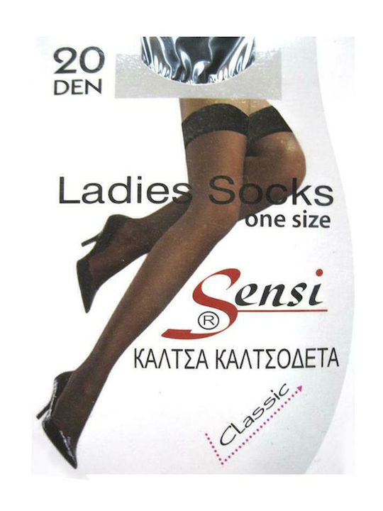 Sensi Helanca Mousse Γυναικείες Ψηλές Κάλτσες 2...