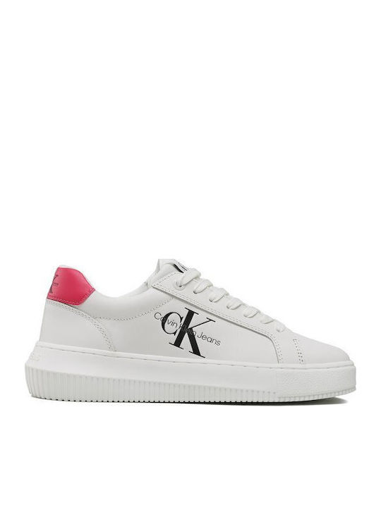 Calvin Klein Дамски Чънки Маратонки White / Ras...