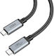 Hoco US05 Braided USB 2.0 Cable USB-C male - USB-C male 100W Black 1m