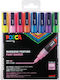 Uni-Ball Sparkling Colors PC3M Маркери за Рисуване 2.3мм Многоцветен 8бр