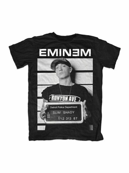 T-shirt Eminem Slim Shady σε Μαύρο χρώμα