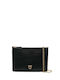 Leder Damentasche Schultertasche Schwarz