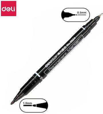 Deli Permanent Marker Black