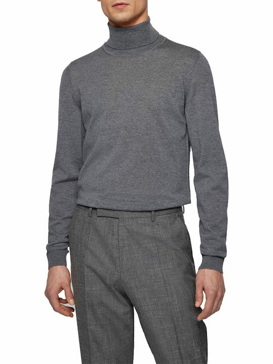 Boss Langarm-Pullover Gray
