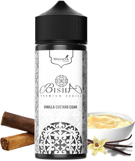 Omerta Flavor Shot Bisha Vanilla Custard Cigar 30ml/120ml 1τμχ