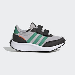 Adidas Αθλητικά Παιδικά Παπούτσια Running Run 70s CF K με Σκρατς Grey Two / Court Green / Core Black
