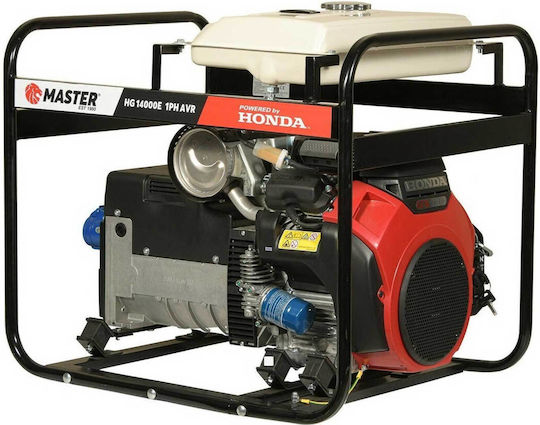 Master HG 14000E AVR Generators Benzin mit Kickstart und maximaler Leistung 9.3kVA