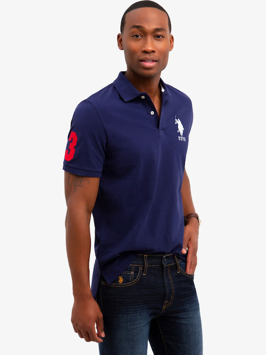 Polo Μπλούζα Κοντομάνικη Navy Μπλε
