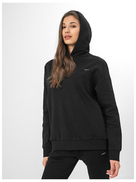 Outhorn Damen Sweatshirt Kapuzen Schwarz