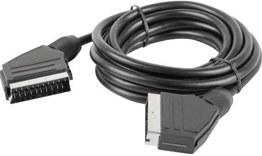 Emos Cable Scart male - Scart male 1.3m Black 2746