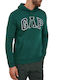 Sweatshirt with Hood Green