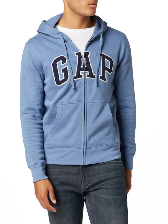 GAP Light Blue Hoodie Cardigan