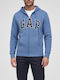 Sweatshirt Für Herren Mit Hellblauer Kapuze