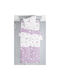 Viopros Set Pătură pentru copii Single cu Fășii de pernă Valeria Lilac 160x240buc