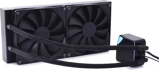 Alphacool Core Ocean T38 AIO 280mm Охлаждане AIO CPU с 2 Вентилатора 140mm и ARGB Осветление