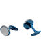 Cerruti Manschettenknöpfe aus Stahl in Blau Farbe