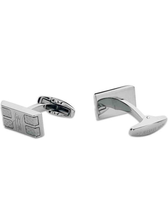 Cerruti Cufflink from Steel In Silver Colour