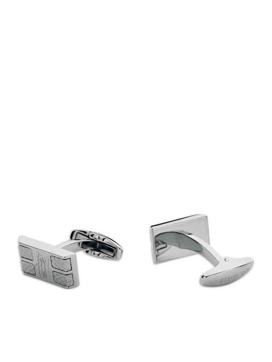 Cerruti Мансети от Inox в Сребрист Цвят