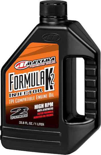 Maxima Racing Oils Formula K2 High RPM Injector Συνθετικό Λάδι Μοτοσυκλέτας για Δίχρονους Κινητήρες 1lt