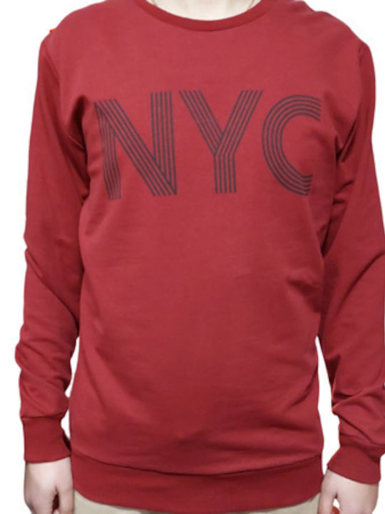 Men's Sweatshirt Peneuveau Bordeaux NYC