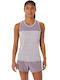 ASICS Women's Athletic Blouse Sleeveless Purple