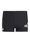 adidas 3 Bar Logo Costum de baie pentru copii Pantaloni scurți de înot Negru