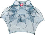 Fish Trap, Telescopic, umbrella shaped, with 12 holes.