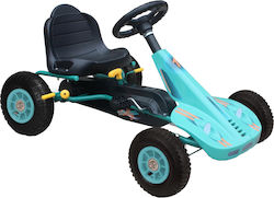 Παιδικό Ποδοκίνητο Go Kart Μονοθέσιο με Πετάλι Μπλε